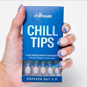 Chillhouse Checked Out 2.0 Press Ons Nails in Oval